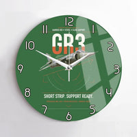 Thumbnail for Hawker Siddeley Harrier GR3 design on green no frame wall clock
