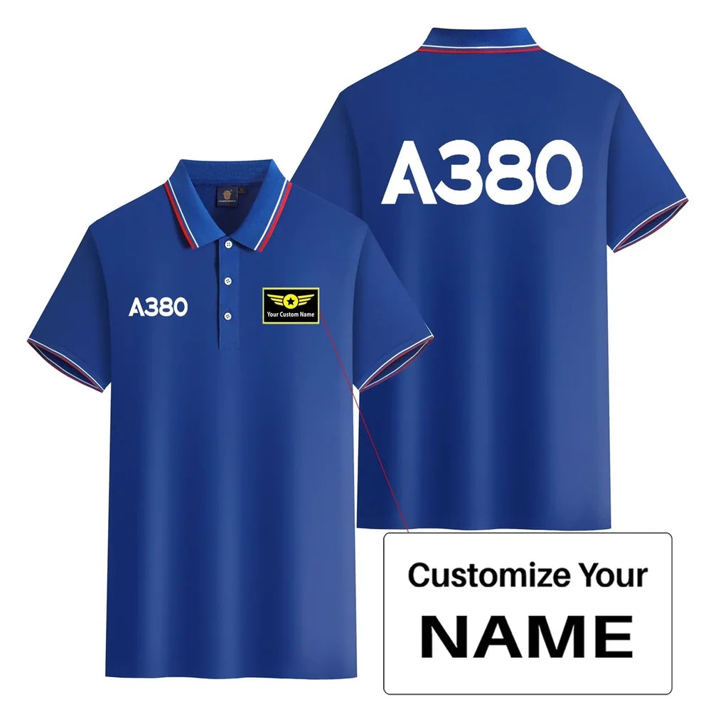 Customisable Airbus A380 Polo Shirt - view 9