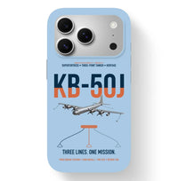 Thumbnail for KB-50J Superfortress design on light blue magsafe iphone case, for iPhone 17 Pro