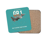 Thumbnail for SEPECAT Jaguar GR1 design on turquoise 1 piece coaster