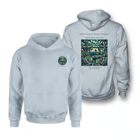 Thumbnail for VINTAGE G4407 - The Lagoon Night Fishing - Double-Side Hoodie design on lightblue double side