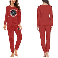 Thumbnail for In Thrust We Trust (Vol 2) women pajamas - Red