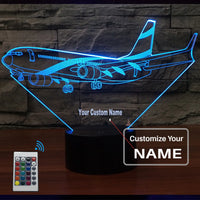 Thumbnail for Customisable Boeing 737 3D Lamp - view 9