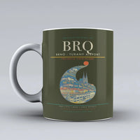 Thumbnail for Brno - Turany Airport BRQ Mug - Green Army