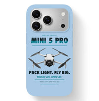 Thumbnail for DJI Mini 5 Pro Case design on light blue iphone case