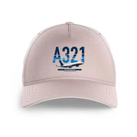 Thumbnail for Airbus A321LR design on pink printed hat