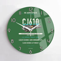 Thumbnail for CJ610 design on green no frame wall clock