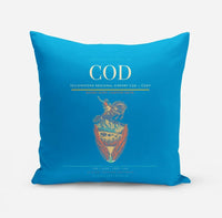 Thumbnail for Yellowstone Regional Airport (COD) design on turquoise pillow