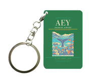 Thumbnail for Akureyri Airport (AEY) design on green key chain
