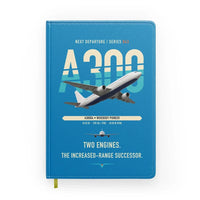 Thumbnail for Airbus A300B4 design on turquoise notebook