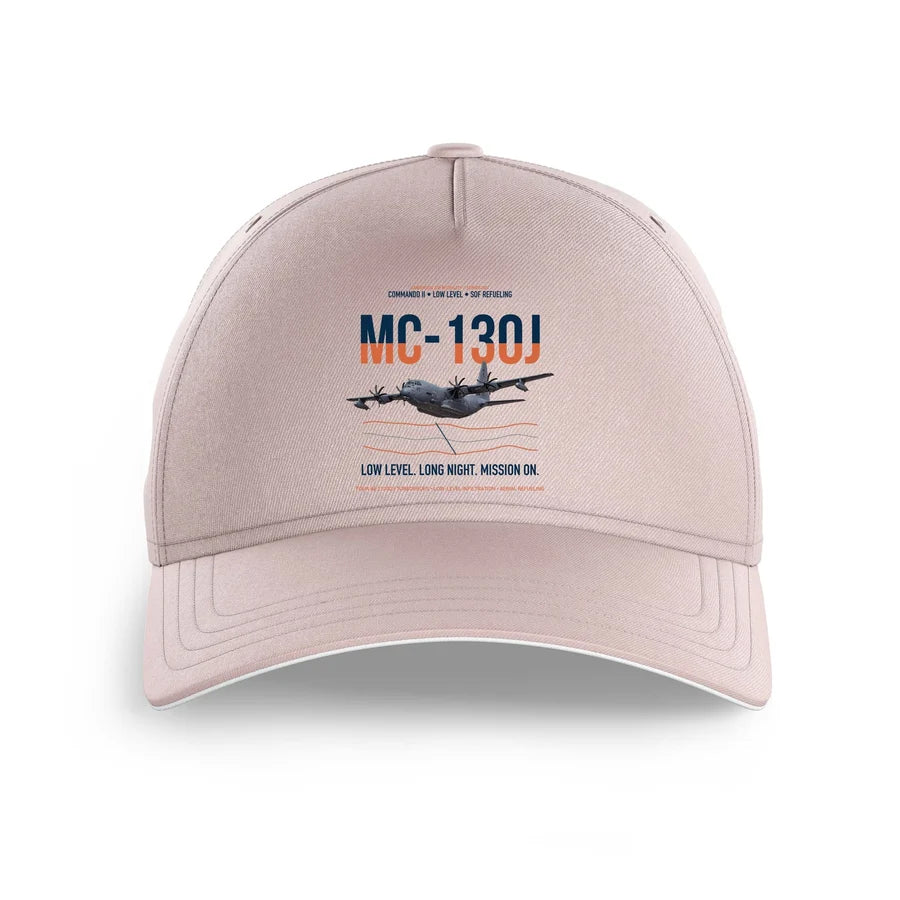 MC-130J COMMANDO II design on pink printed hat