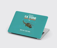 Thumbnail for Aérospatiale SA 330B Puma design on turquoise MacBook case