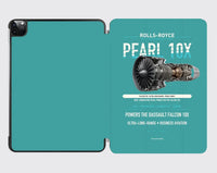 Thumbnail for PEARL 10X design on turquoise ipad tablet case