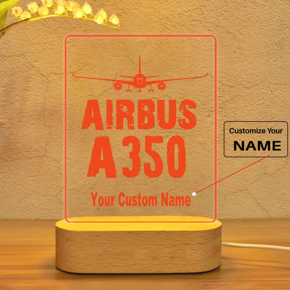 Customisable Airbus A350 Lamp - view 9