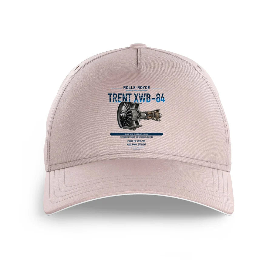 TRENT XWB-84 design on pink printed hat