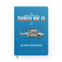 Thumbnail for HAL ALH Dhruv Mk III design on turquoise notebook
