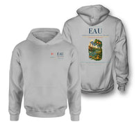 Thumbnail for Chippewa Valley Regional Airport (EAU) design on light gray double-side hoodie