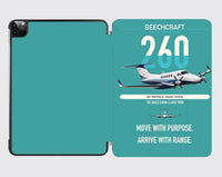 Thumbnail for Beechcraft King Air 260 design on turquoise ipad tablet case