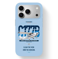 Thumbnail for Cessna 177B Cardinal design on light blue magsafe iphone case, for iPhone 17 Pro