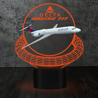 Thumbnail for Customisable Boeing 717 3D Lamp - view 9