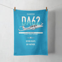 Thumbnail for Diamond DA62 design on turquoise towel