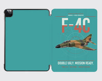 Thumbnail for F-4C Phantom II design on turquoise ipad tablet case