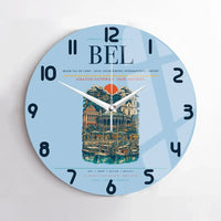 Thumbnail for Belem Val de Cans - Julio Cezar Ribeiro International Airport BEL Wall-Clock No-Frame - Light Blue