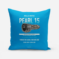 Thumbnail for PEARL 15 design on turquoise pillow