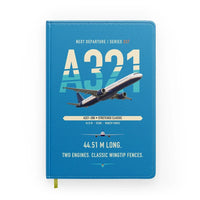 Thumbnail for Airbus A321 design on turquoise notebook