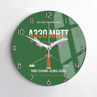 Thumbnail for Airbus A330 MRTT design on green no frame wall clock