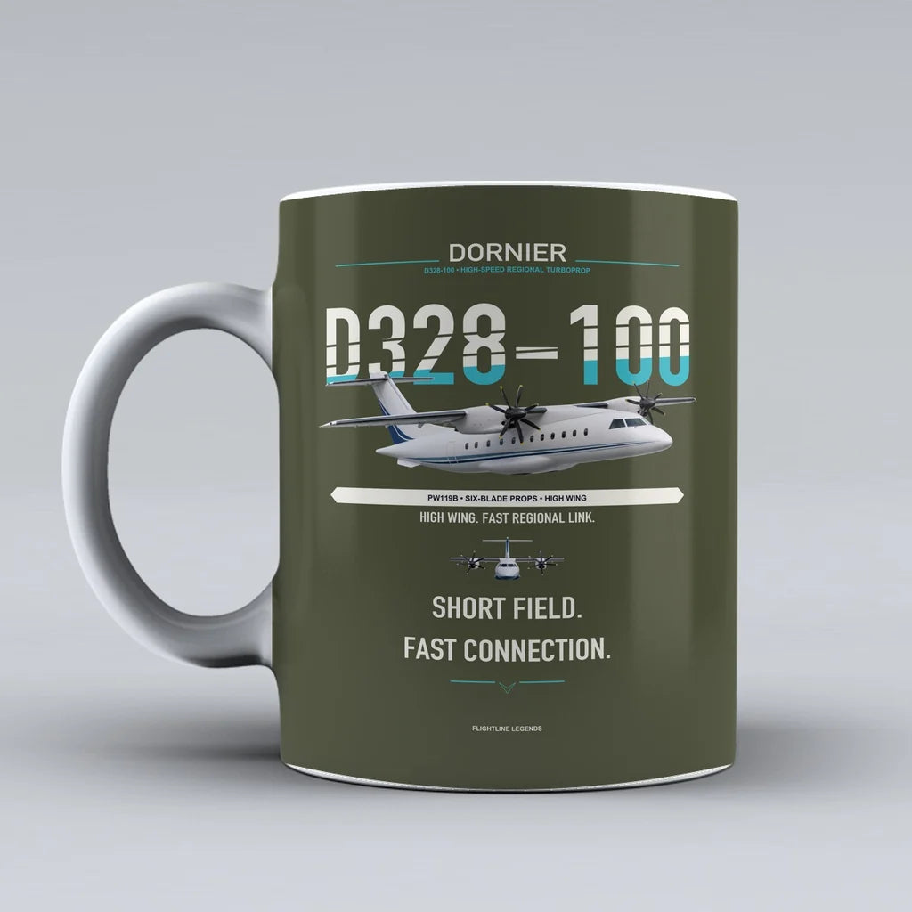 Mug design on green army d328 100