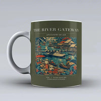 Thumbnail for VINTAGE G4066 - The River Gateway - Ceramic Mug design on greenarmy