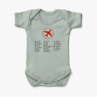 Thumbnail for Aviation Alphabet Baby Bodysuit - view 9