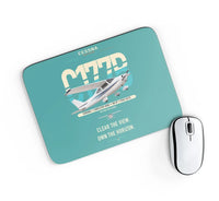 Thumbnail for Cessna 177B Cardinal design on turquoise rectangle mouse pad