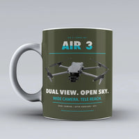 Thumbnail for Air 3 Mug design on green army dji