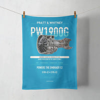 Thumbnail for PW1900G design on turquoise towel