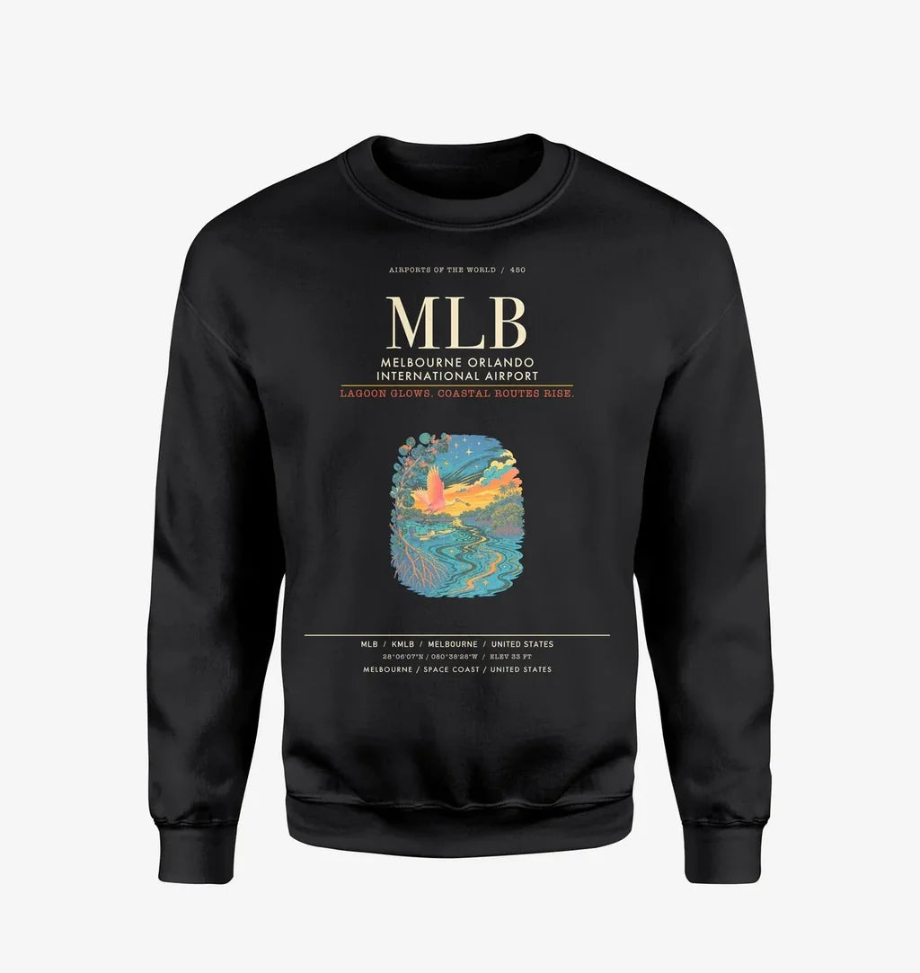 Melbourne Orlando International Airport MLB Sweatshirt - Black