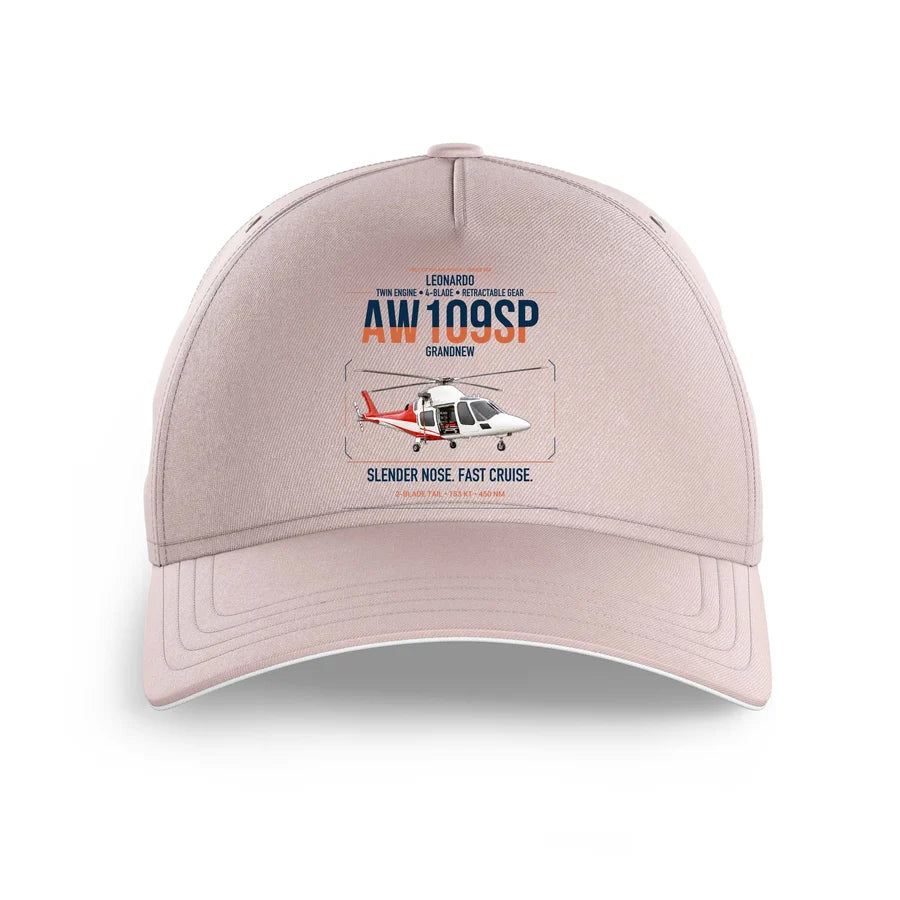 Leonardo AW109SP GrandNew design on pink printed hat