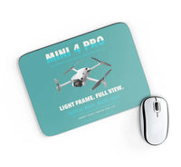 Thumbnail for DJI Mini 4 Pro design on turquoise rectangle mouse pad