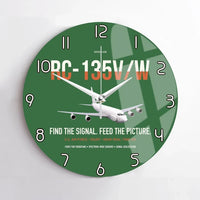 Thumbnail for RC-135V W Rivet Joint design on green no frame wall clock
