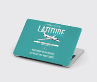Thumbnail for Cessna Citation Latitude design on turquoise MacBook case