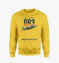 Thumbnail for Hawker Siddeley Harrier GR3 design on yellow sweatshirt