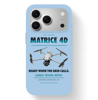 Thumbnail for DJI Matrice 4D Case design on light blue iphone case