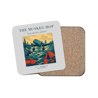 Thumbnail for The Muskeg Hop - Designed Coasters design on light gray 1-piece