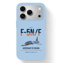 Thumbnail for F-5N F Adversary design on light blue magsafe iphone case, for iPhone 17 Pro