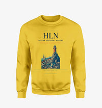 Thumbnail for Helena Regional Airport (HLN) design on yellow sweatshirt