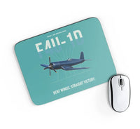Thumbnail for F4U-1D Corsair design on turquoise rectangle mouse pad