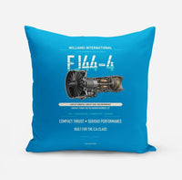 Thumbnail for FJ44-4 design on turquoise pillow