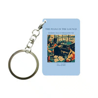 Thumbnail for VINTAGE G4301 - The Piano In The Lounge - Designed Key Chain design on lightblue