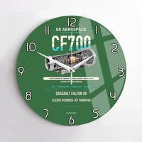 Thumbnail for CF700 design on green no frame wall clock